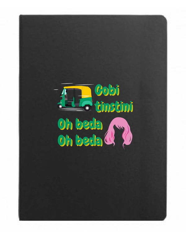 Gobi Tinstini, Oh beda Oh beda Notebook - Black